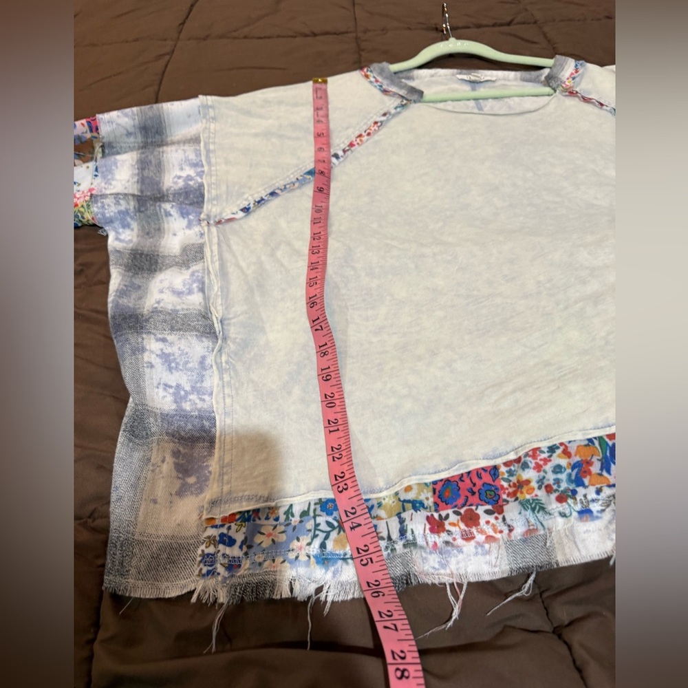 Oli & Hali Light Sage Mixed-Print Boho Pullover - Picture 9 of 9